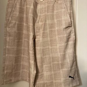 Boys Puma golf shorts - size 16, like new
